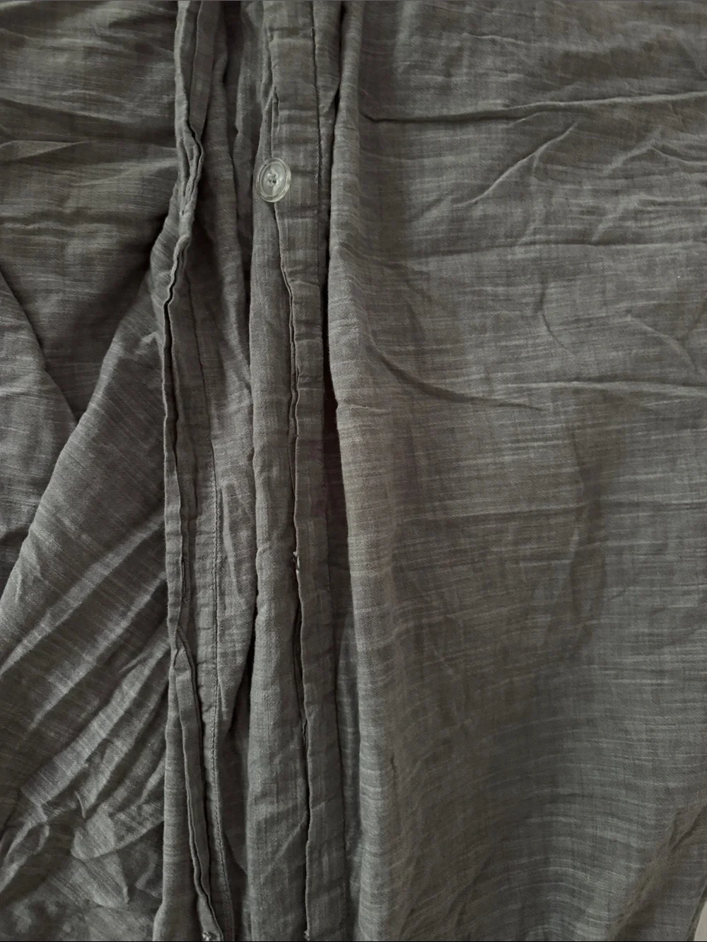 Pottery Barn Teen Twin Organic Cotton Duvet Cover - Heathered Gray.